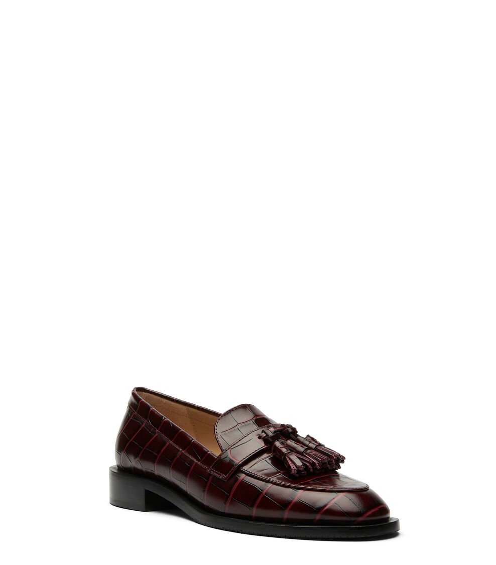 Stuart Weitzman SUTTON LOAFER en CIRUELA de Mujer | Stuart Weitzman® Outlet