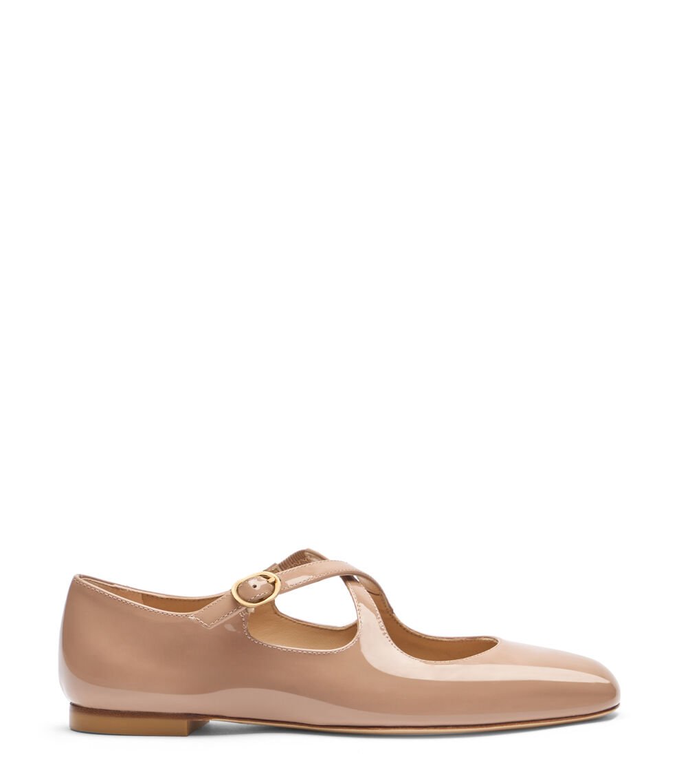 Stuart Weitzman CLEM FLAT en FAWN de Mujer | Stuart Weitzman® Rebajas