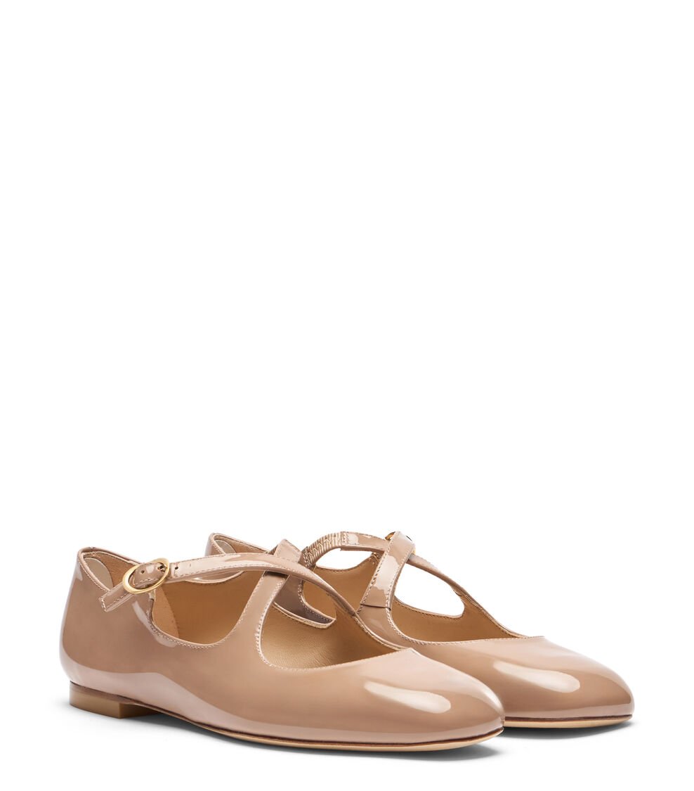 Stuart Weitzman CLEM FLAT en FAWN de Mujer | Stuart Weitzman® Rebajas