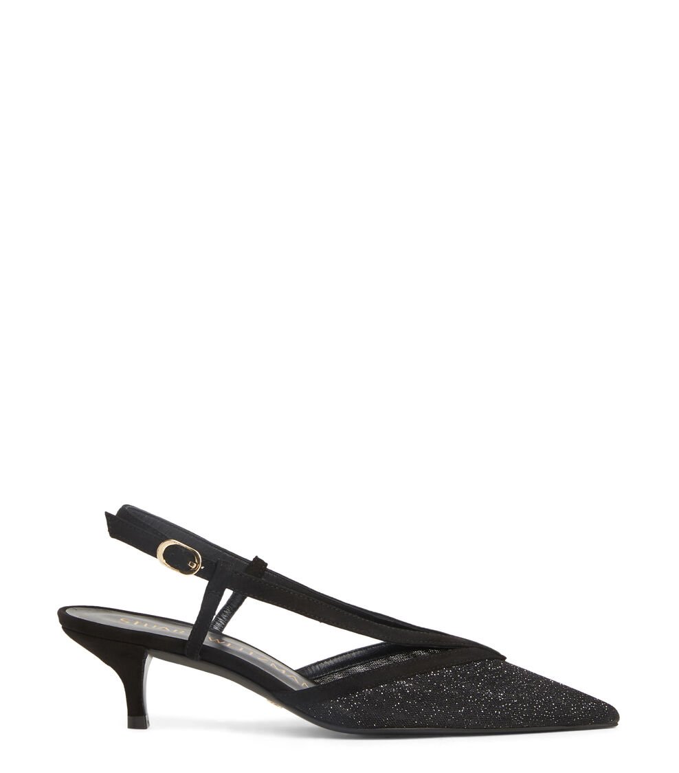 Stuart Weitzman NOCHE 50 SLINGBACK en NEGRO de Mujer | Stuart Weitzman® Ofertas