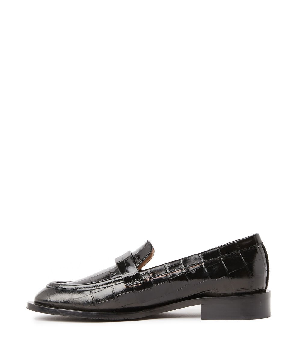 Stuart Weitzman PALMER SLEEK LOAFER en NEGRO de Mujer | Stuart Weitzman® Rebajas baratas