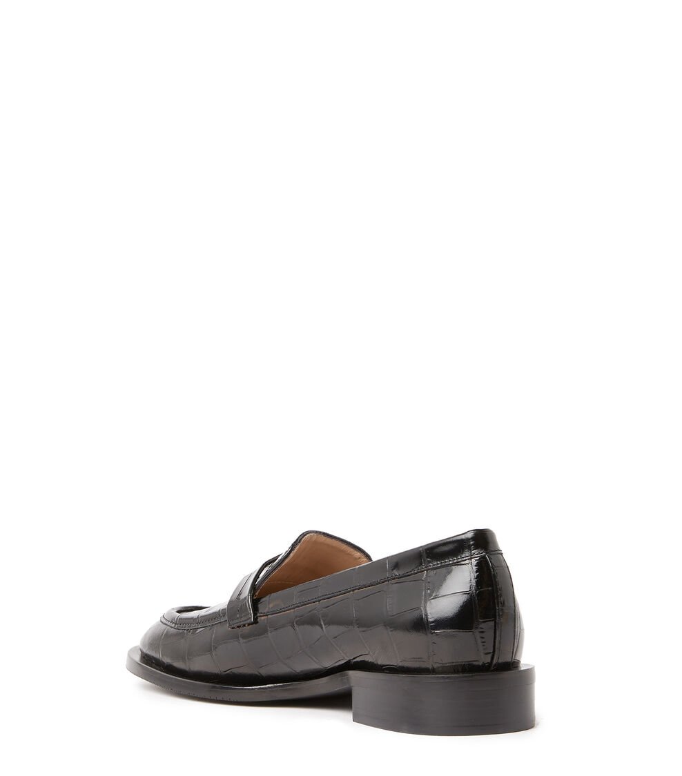 Stuart Weitzman PALMER SLEEK LOAFER en NEGRO de Mujer | Stuart Weitzman® Rebajas baratas
