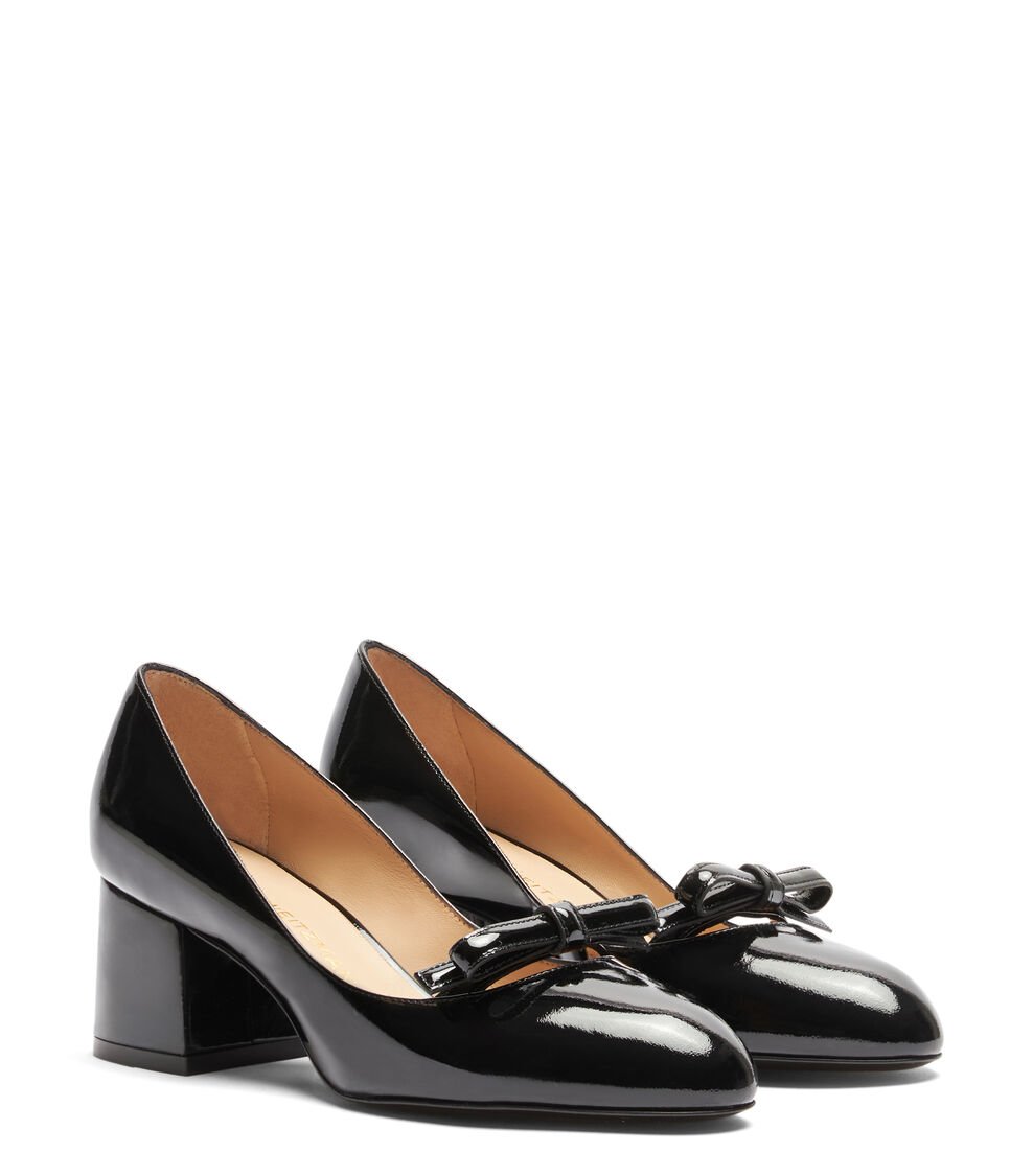 Stuart Weitzman FELICITY BLOCK PUMP 60 en NEGRO de Mujer | Stuart Weitzman® Ventas relámpago