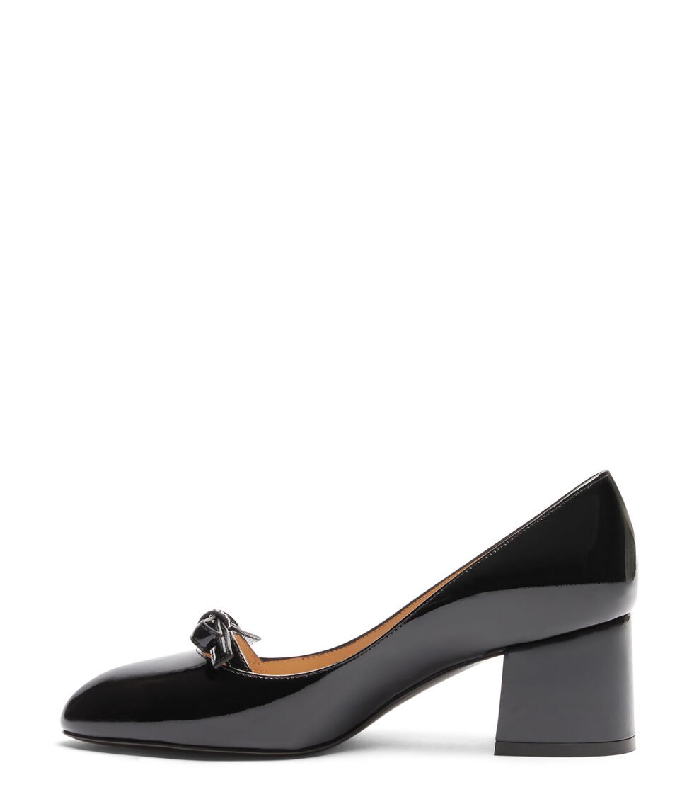 Stuart Weitzman FELICITY BLOCK PUMP 60 en NEGRO de Mujer | Stuart Weitzman® Ventas relámpago