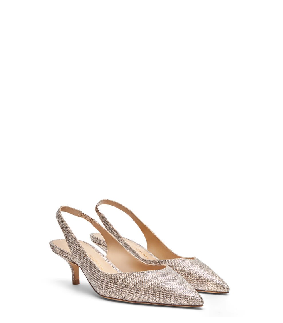 Stuart Weitzman EVA 50 SLINGBACK en POLVO de Mujer | Stuart Weitzman® COMPRAR AHORA