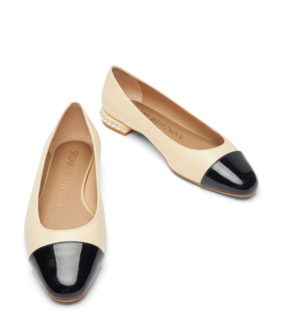 Stuart Weitzman PEARL FLAT en VAINILLA de Mujer | Stuart Weitzman® Oferta especial de fábrica
