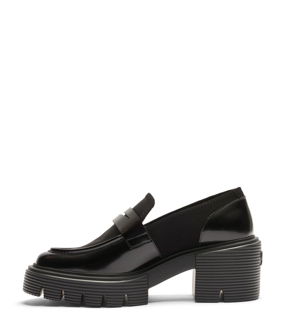 Stuart Weitzman 5050 SOHO LOAFER en NEGRO de Mujer | Stuart Weitzman® Promoción trimestral