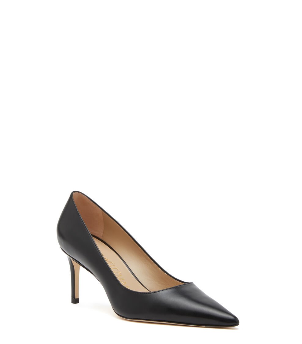 Stuart Weitzman STUART 75 PUMP en NEGRO de Mujer | Stuart Weitzman® Tienda de fábrica