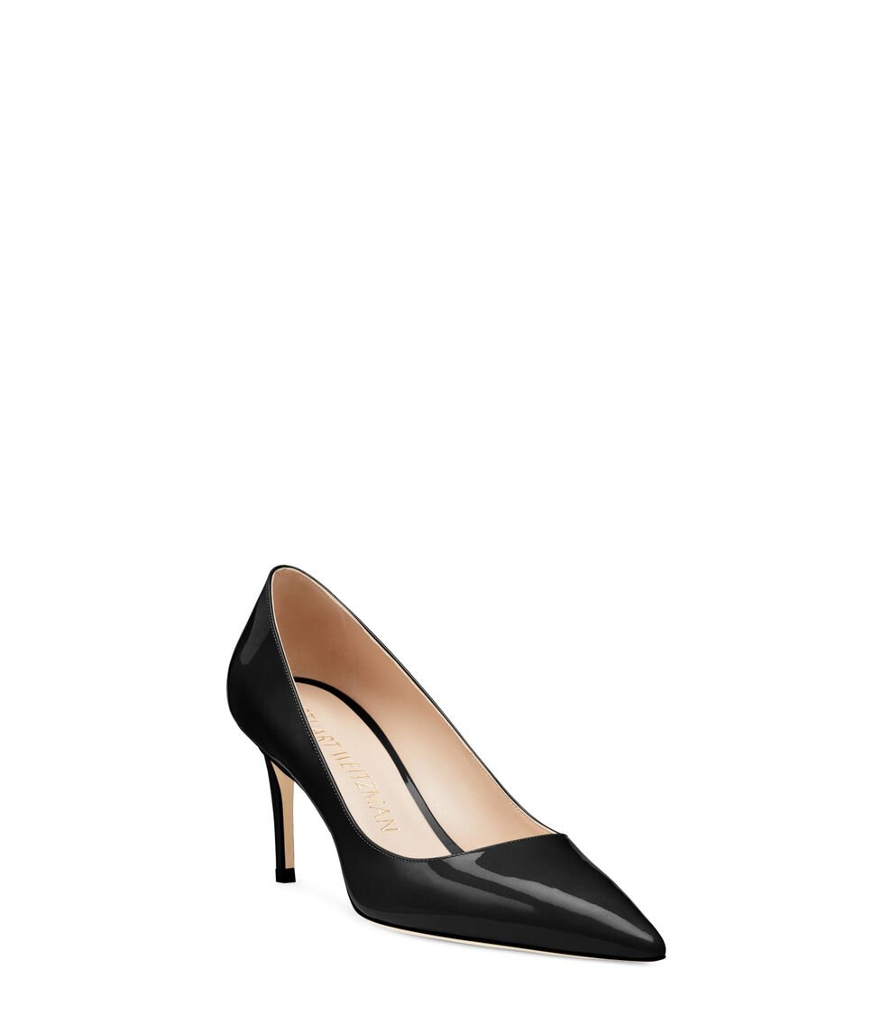 Stuart Weitzman STUART 75 PUMP en NEGRO de Mujer | Stuart Weitzman® Ahorra y exporta