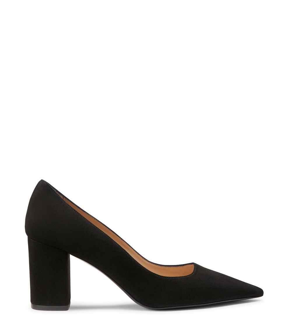 Stuart Weitzman STUART POWER 75 BLOCK PUMP en NEGRO de Mujer | Stuart Weitzman® En oferta