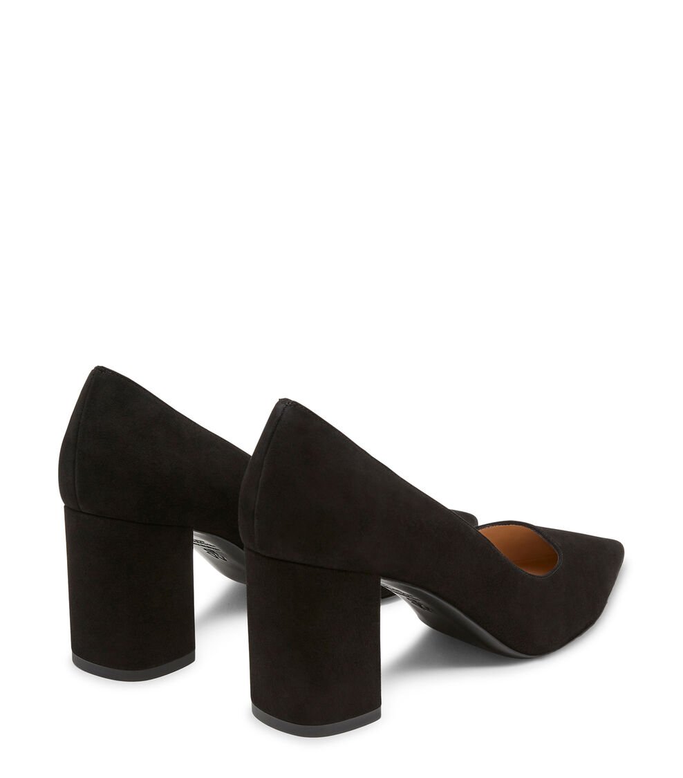 Stuart Weitzman STUART POWER 75 BLOCK PUMP en NEGRO de Mujer | Stuart Weitzman® En oferta