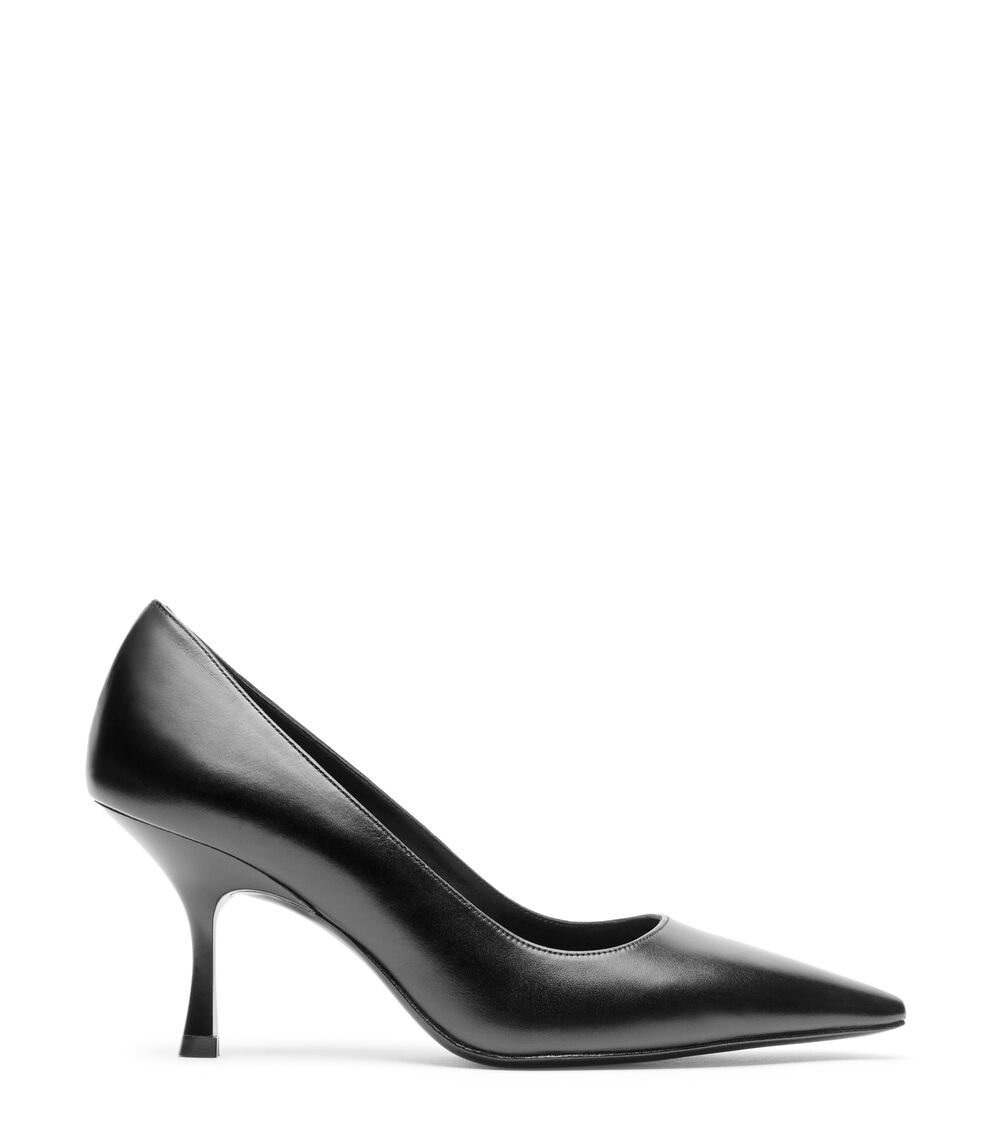 Stuart Weitzman NAOMI 75 PUMP en NEGRO de Mujer | Stuart Weitzman® Oferta exclusiva