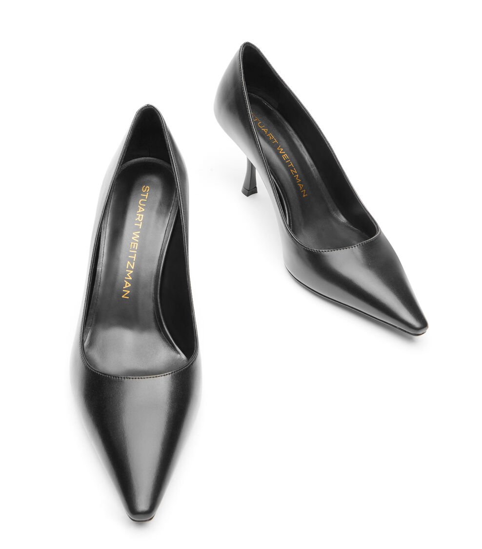 Stuart Weitzman NAOMI 75 PUMP en NEGRO de Mujer | Stuart Weitzman® Oferta exclusiva