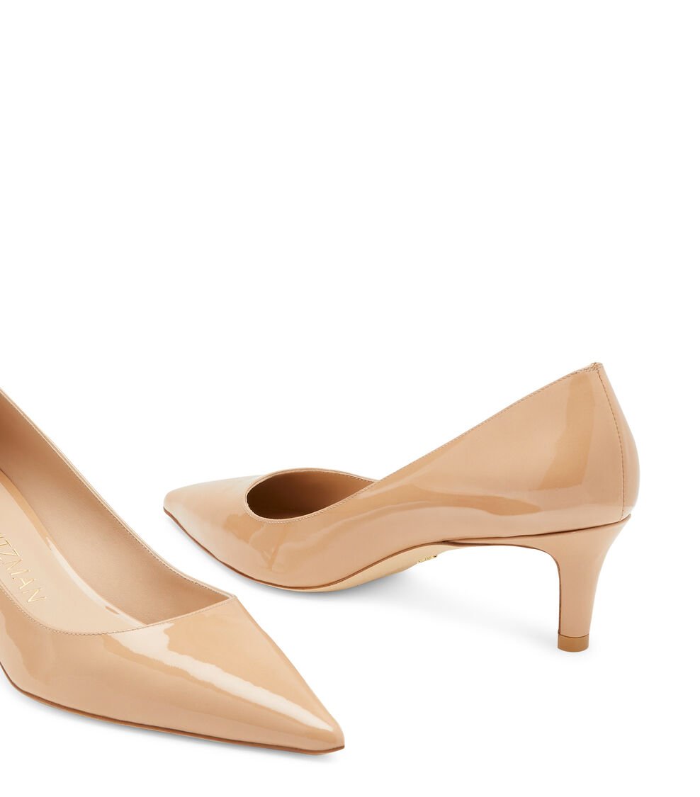 Stuart Weitzman STUART 50 PUMP en MARRÓN ADOBE de Mujer | Stuart Weitzman® Última moda