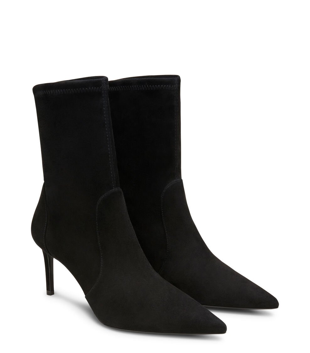 Stuart Weitzman STUART POWER 75 BOOTIE en NEGRO de Mujer | Stuart Weitzman® Devoluciones gratuitas
