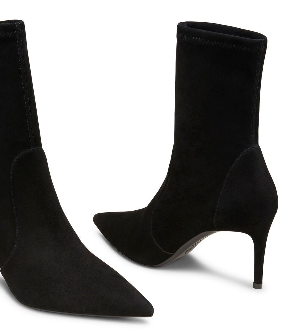 Stuart Weitzman STUART POWER 75 BOOTIE en NEGRO de Mujer | Stuart Weitzman® Devoluciones gratuitas