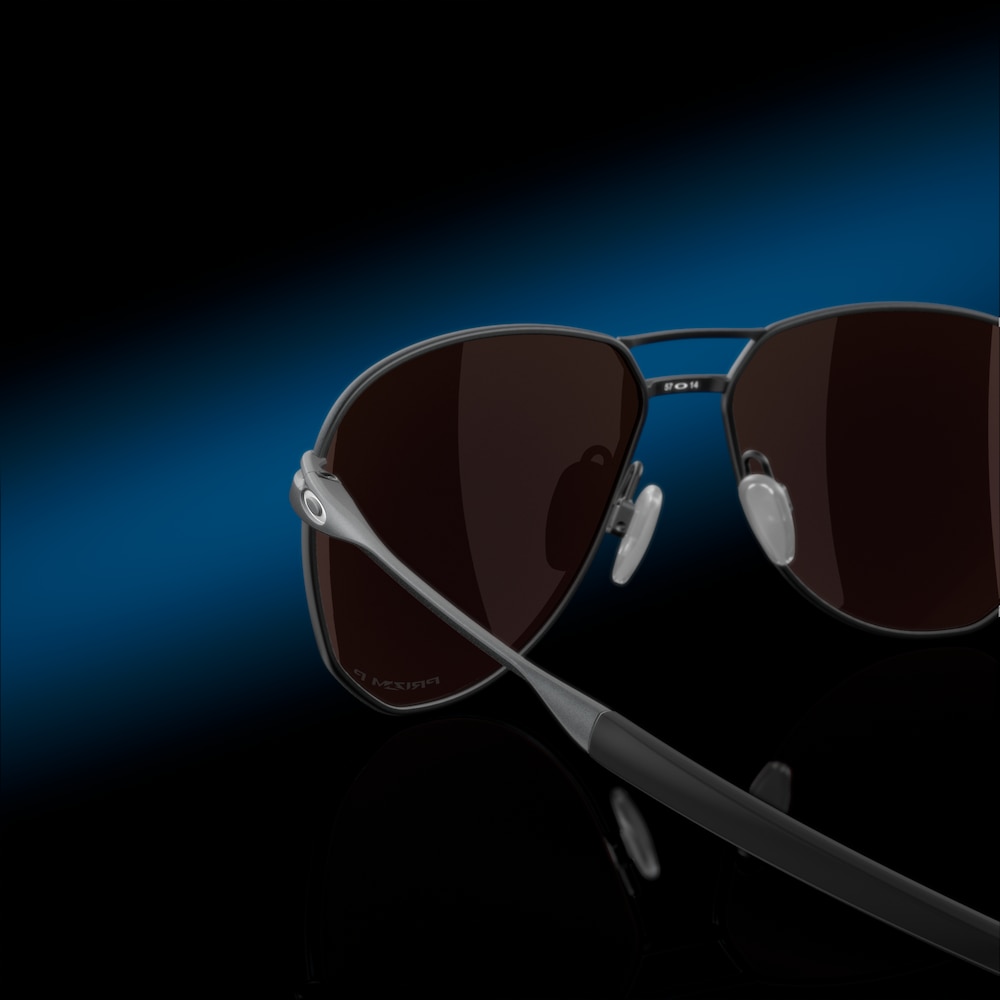 Oakley Gafas de sol Contrail TI en Prizm Sapphire Polarized Satin Light Steel Outlet online