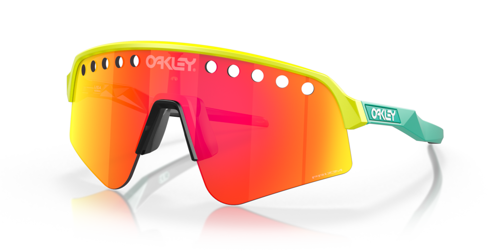 Oakley Gafas de sol Sutro Lite Sweep (Vented) en Prizm Ruby Tennis Ball Yellow Precio de fábrica
