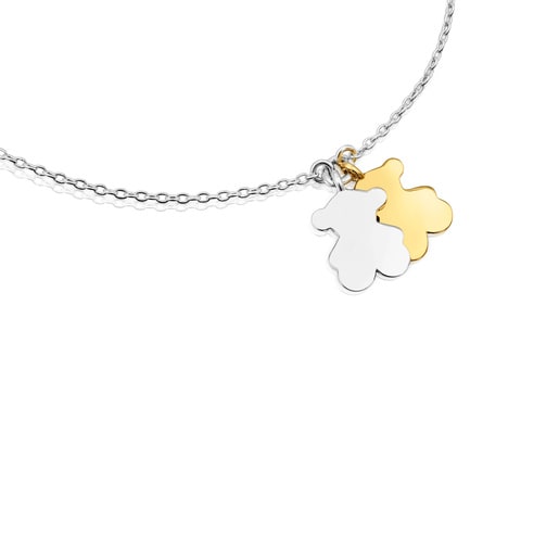 Tous Pulsera oso cadena bicolor Sweet Dolls Ofertas de temporada