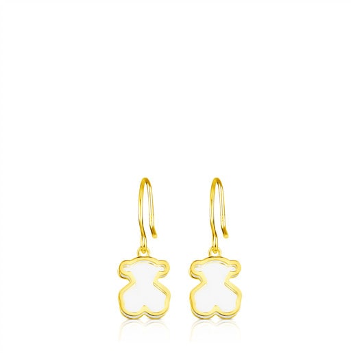 Tous Pendientes con baño de oro 18 kt sobre plata Galaxy Precio ultrabajo
