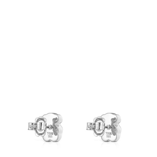 Tous Pendientes oso de plata y ónix 10 mm Icon Color 2025