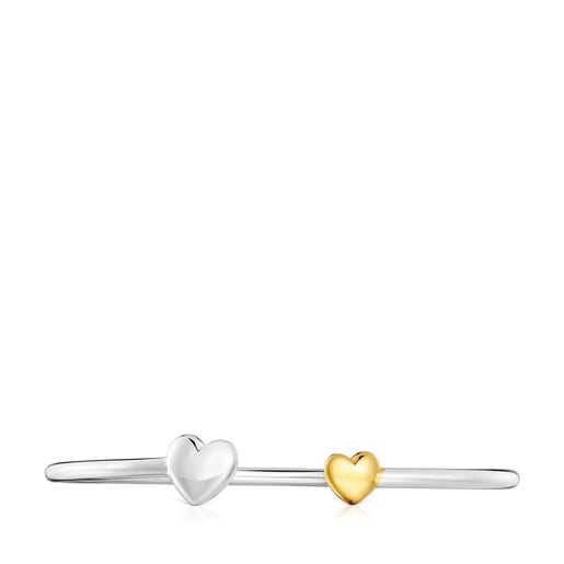 Tous Pulsera esclava corazón bicolor My Other Half Venta caliente