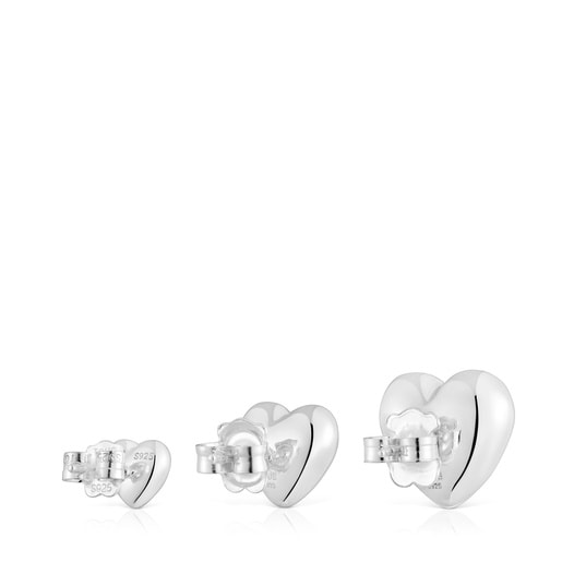 Tous Pack de pendientes de plata corazón Garden Of Love En oferta