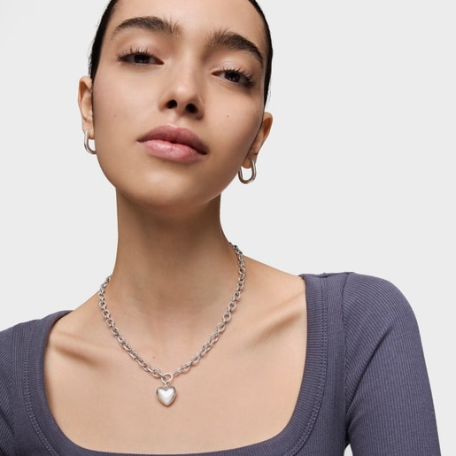 Tous Colgante pequeño de plata motivo corazón Garden Of Love Rebajas de fábrica