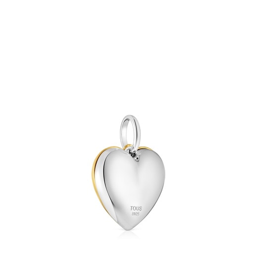 Tous Colgante doble corazón bicolor Medallions Precio de fábrica