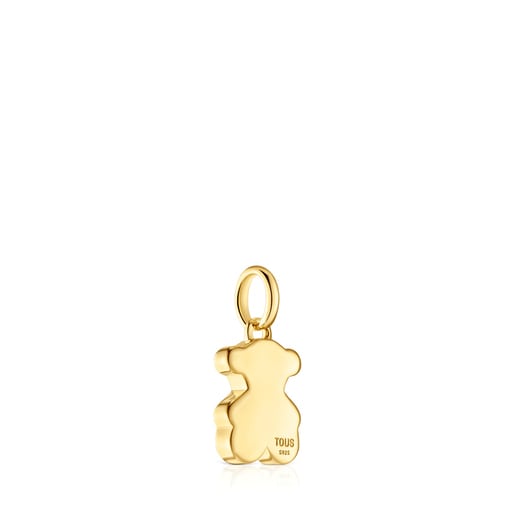Tous Colgante pequeño oso con baño de oro 18 kt sobre plata 12 mm Sweet Dolls Promoción por tiempo limitado
