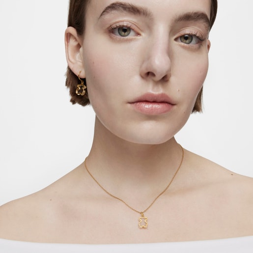 Tous Collar con baño de oro 18 kt sobre plata Galaxy Liquidación