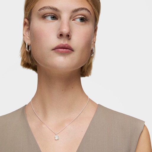 Tous Collar de plata y nácar facetado TOUS Color Tienda de fábrica