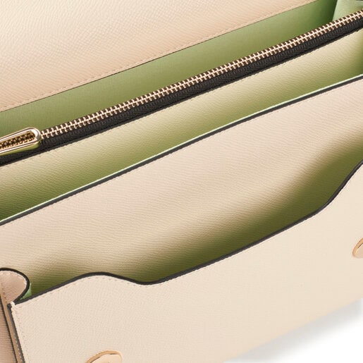Tous Bandolera mediana Audree beige TOUS La Rue New Precio ultrabajo