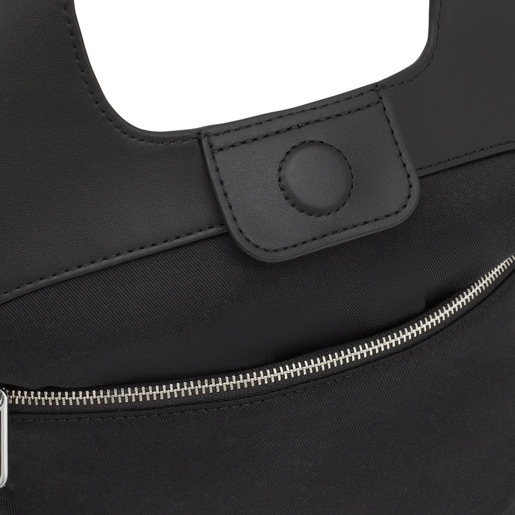 Tous Capazo mediano negro TOUS Lirio Rafia Outlet online