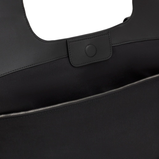 Tous Capazo grande negro TOUS Lirio Rafia Ofertas
