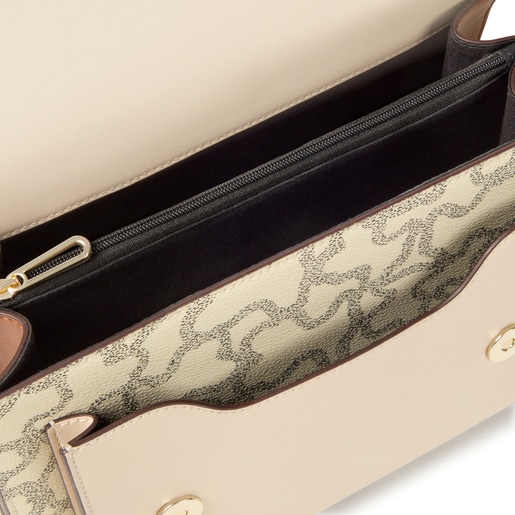 Tous Bandolera mediana Audree Chain beige Kaos Icon En oferta