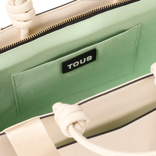 Tous Shopper grande Amaya beige TOUS La Rue New Rebajas top