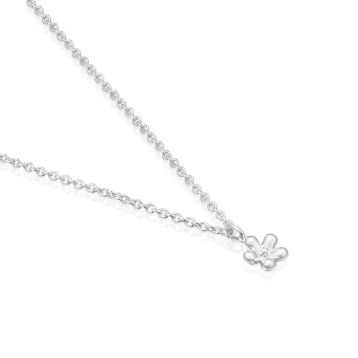 Tous Collar corto flor de plata Daisy Rebajas de fin de temporada