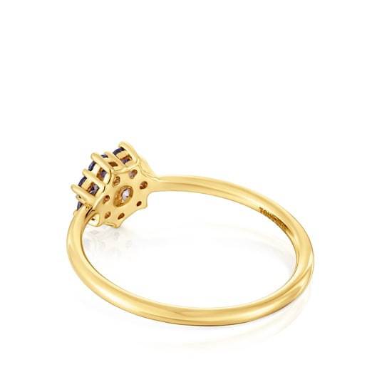 Tous Anillo de oro y gemas Daisy Outlet