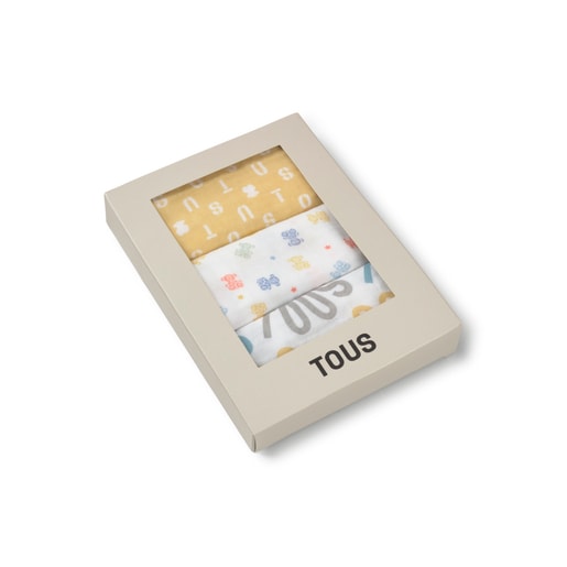 Tous Muselina pack de 3 MMuse multicolor Rebajas