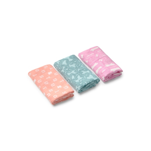 Tous Muselina pack de 3 MMuse rosa Ofertas