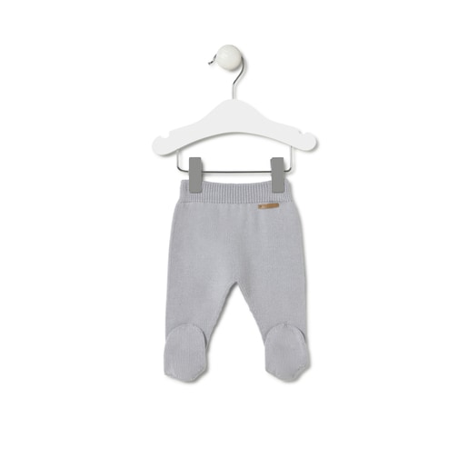 Tous Conjunto de punto de bebé Tricot a rayas gris COMPRAR AHORA