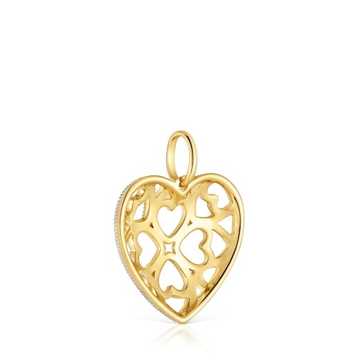 Tous Colgante corazón bicolor Medallions Liquidación
