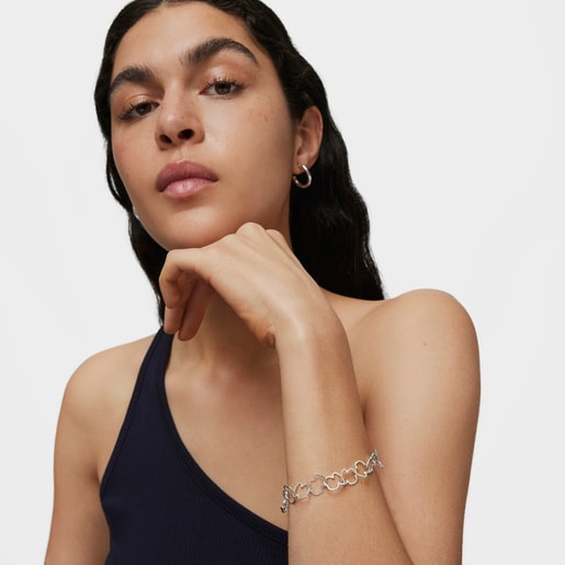 Tous Pulsera de plata 12 5mm. Carrusel Ventas relámpago
