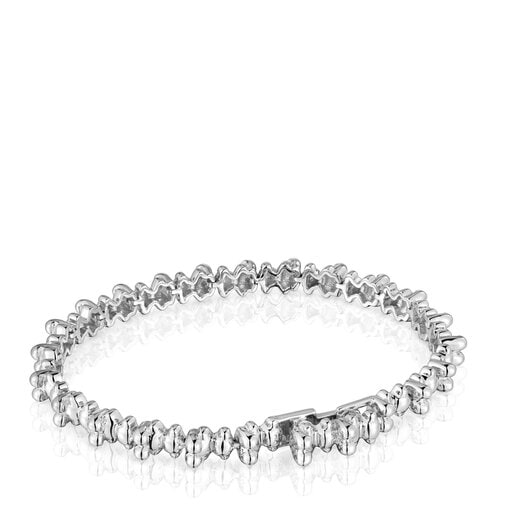 Tous Pulsera cadena de plata motivos oso Bold Bear Descuento