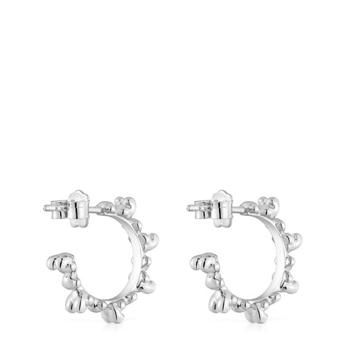 Tous Pendientes de aro de plata 12 mm Bold Bear Tienda