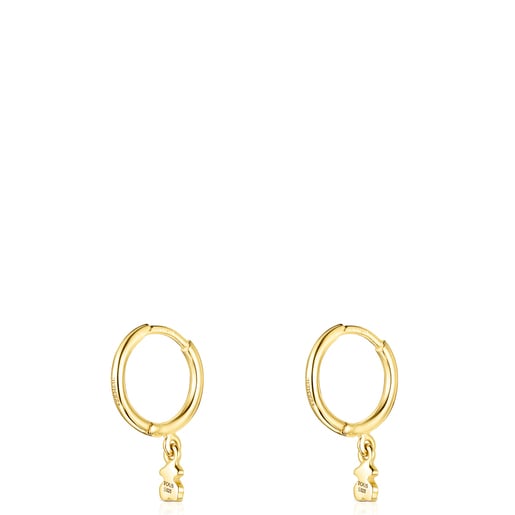 Tous Pendientes con baño de oro 18 kt sobre plata Cool Joy Envío gratis