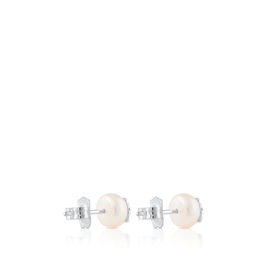 Tous Pendientes de plata y perlas TOUS Bear ÚLTIMAS EDICIONES