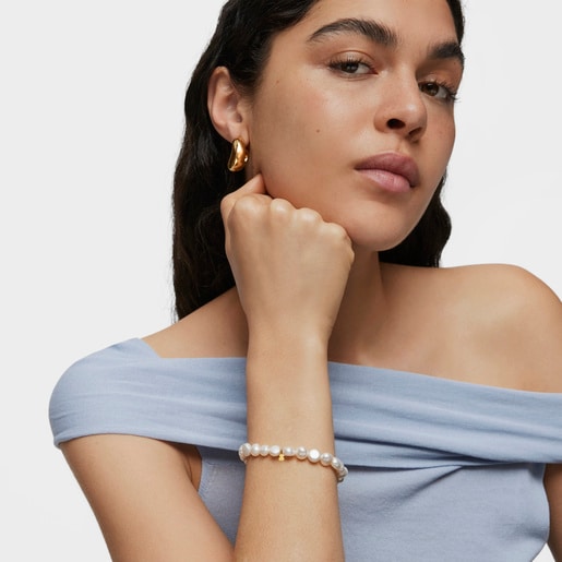 Tous Pulsera de perlas cultivadas y oro Sweet Dolls Solo hoy