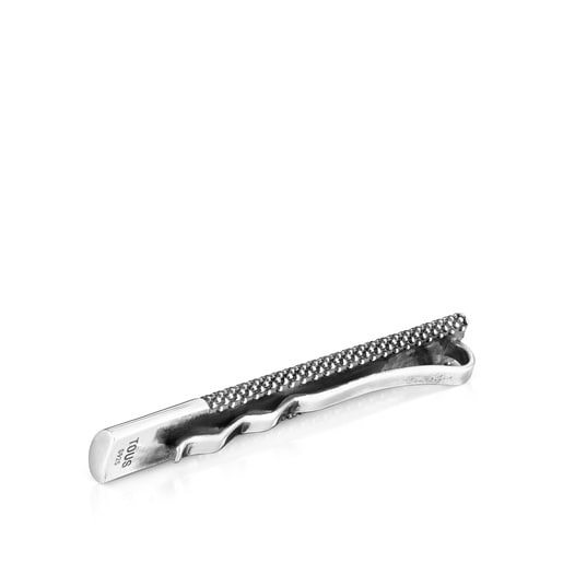 Tous Pasador de corbata de plata envejecida TOUS Man Oferta exclusiva